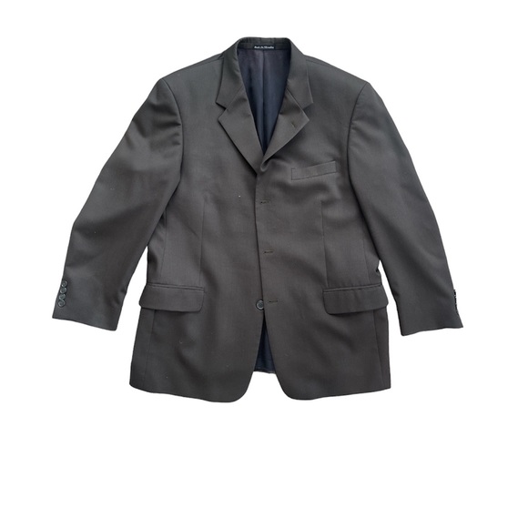 Pierre Cardin Vintage Blazer 3 Button Dark Green Sz 42R